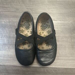 Livie & Luca Aurora Black Ballet Flat Shoes toddler girl Size 11